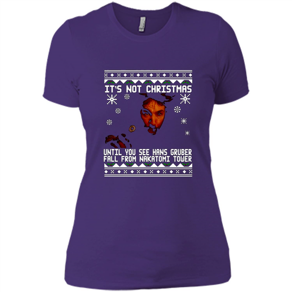 It's Not Christmas Until You See Hans Gruber Fall Ugly Christmas PINGPONG
