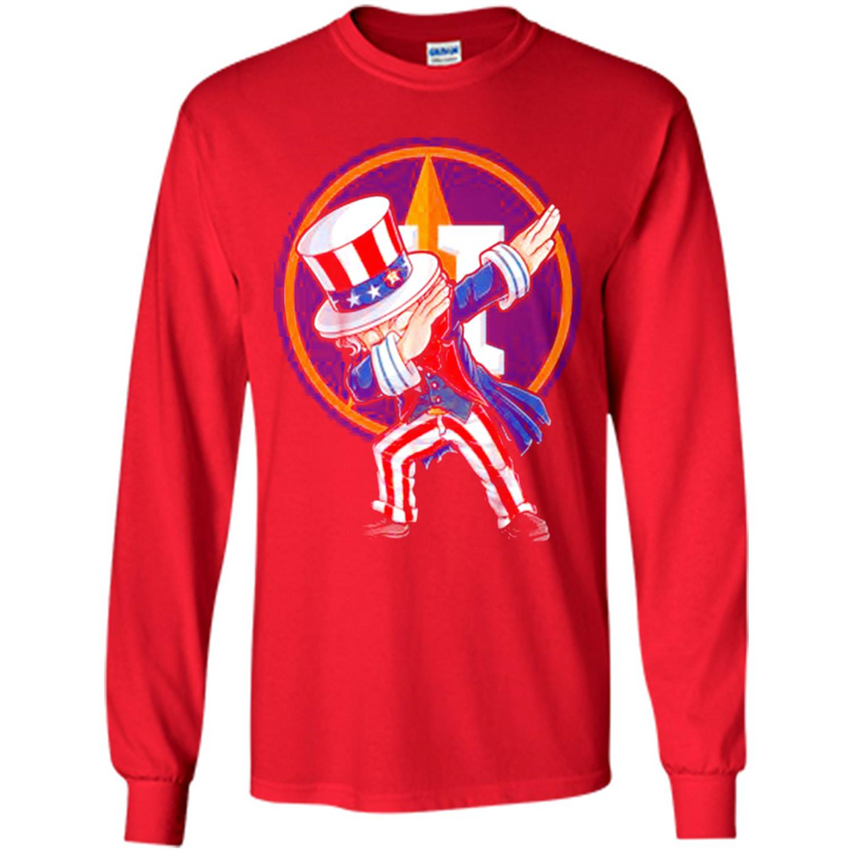 MLB HOUSTON ASTROS UNCLE SAM DABBING INDEPENDENCE DAY