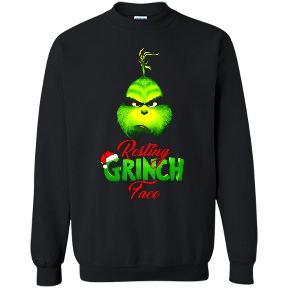 Resting Grinch Face Shirt PINGPONG - Sweatshirt