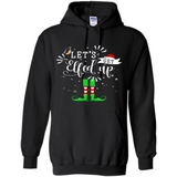 Let's Get Elfed Up Funny Drinking Wine Christmas Elf PINGPONG