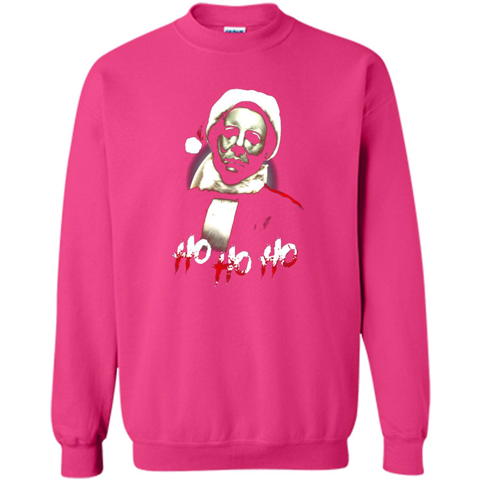 Santa Michael Myers Ho Ho Ho Merry Christmas Sweatshirt - Sweatshirt