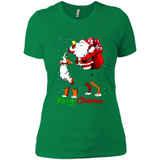 Merry Christmas Santa Claus With Big Dog sweater PINGPONG