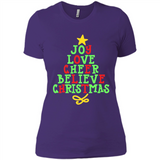 Joy Love Cheer Believe Christmas Tree