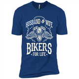 Husband & Wife Biker For Life Couple