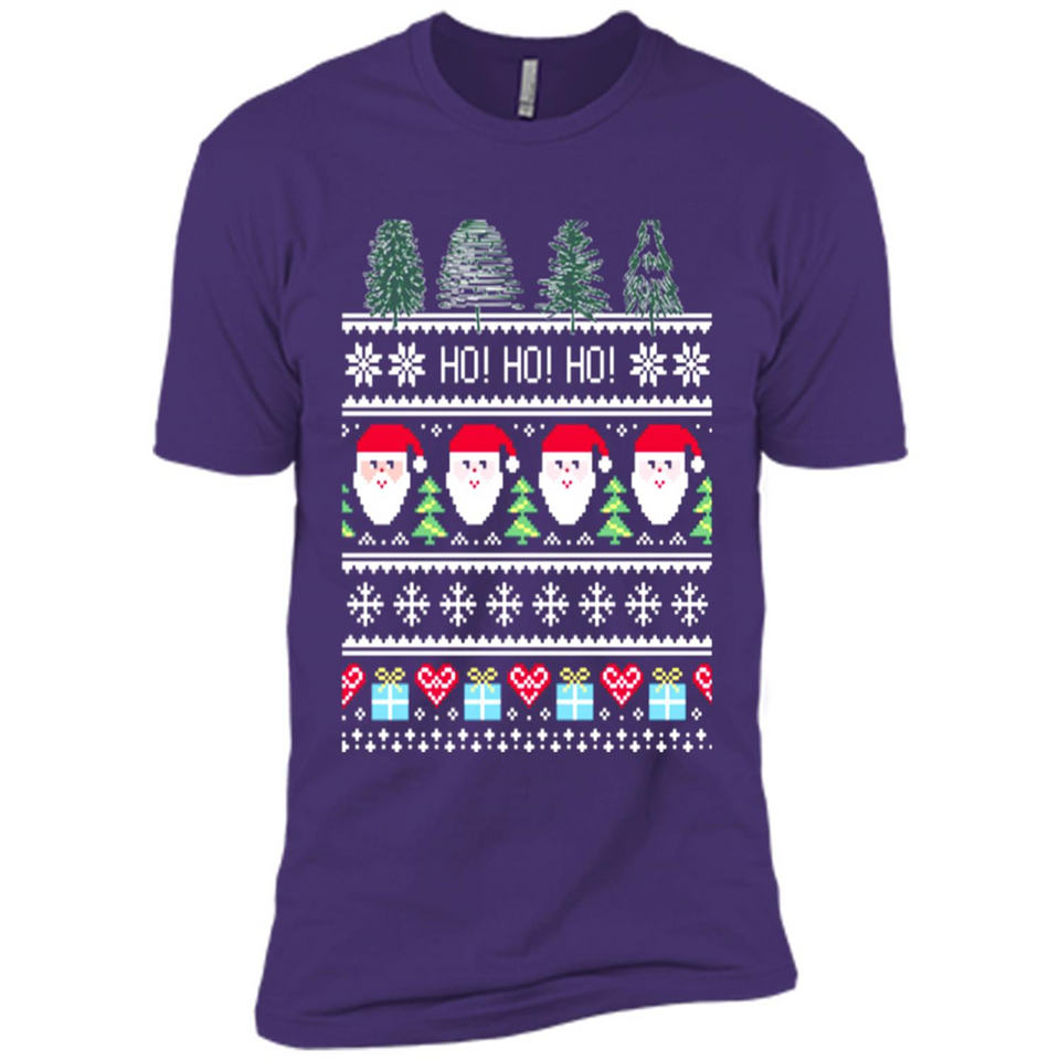 Ugly Merry Christmas Tree Santa Snowflakes