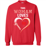 This Woman love Browns NFL football team - Sweatshirt