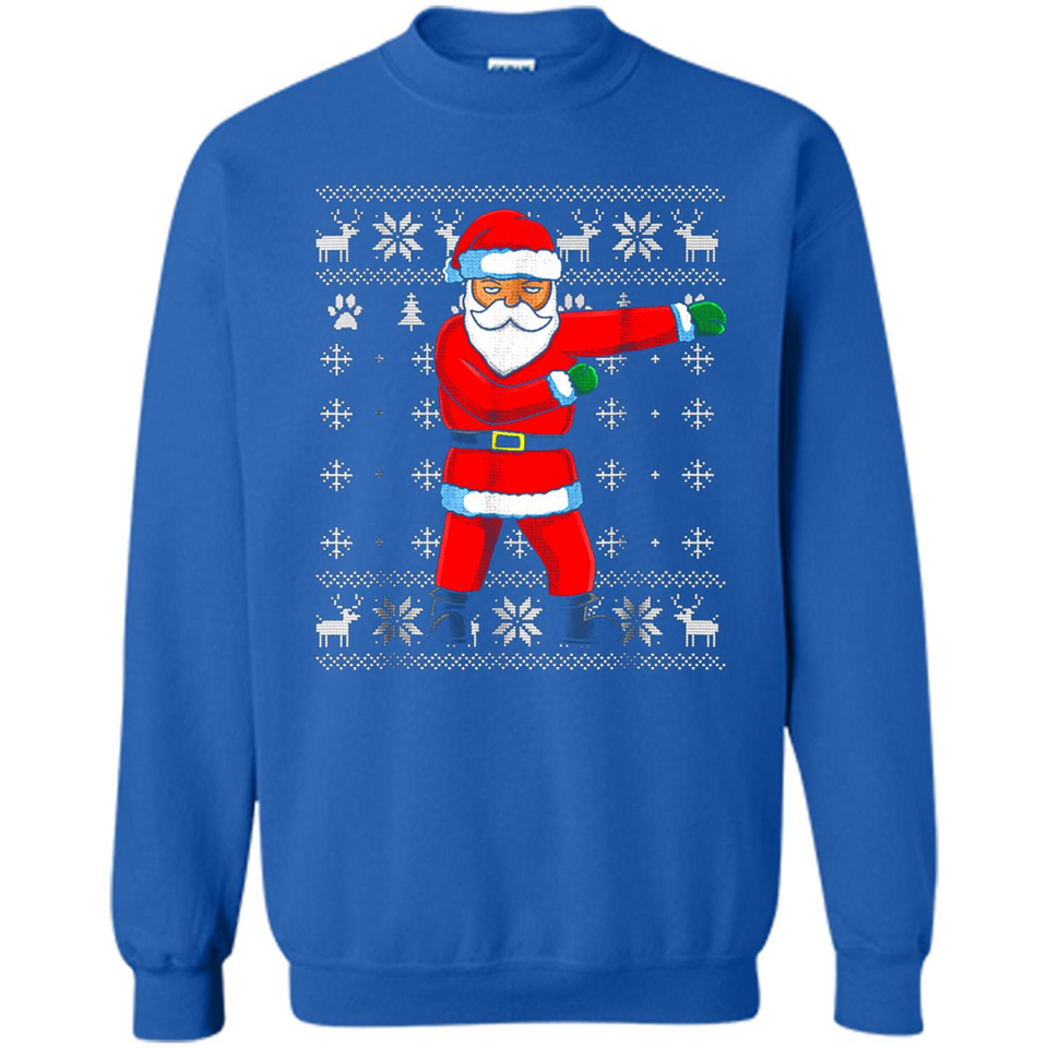 Flossing Santa Christmas Ugly Sweater Style Pajama Xmas Gift - Sweatshirt