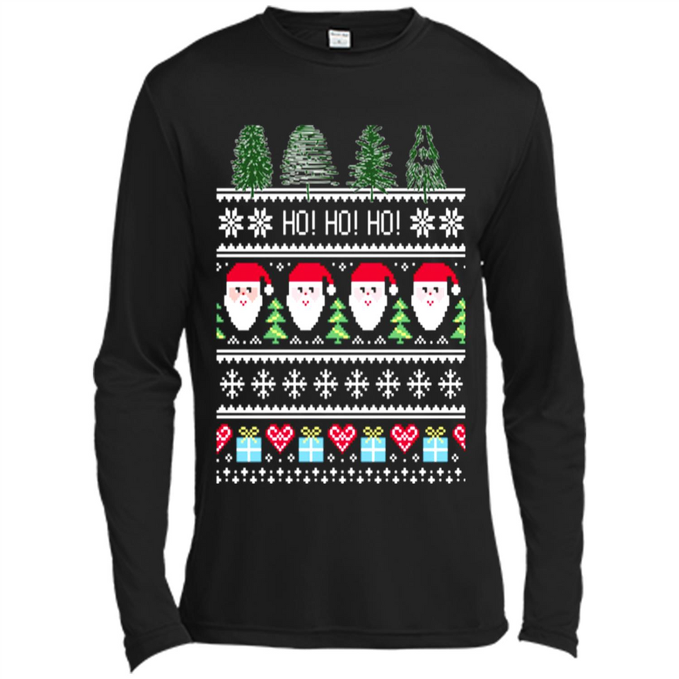 Ugly Merry Christmas Tree Santa Snowflakes
