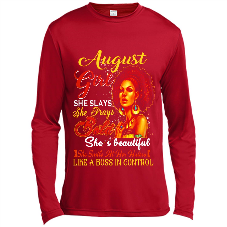 August Girl She Slays She Prays Beautiful Birthday PINGPONG