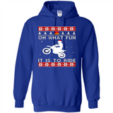 Motocross oh what fun it is to ride Christmas sweater PINGPONG