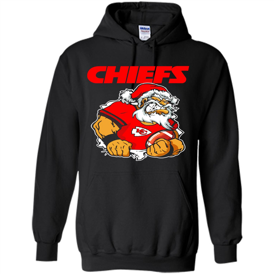 Grumpy Santa Claus Kansas City Chiefs Football Team PINGPONG