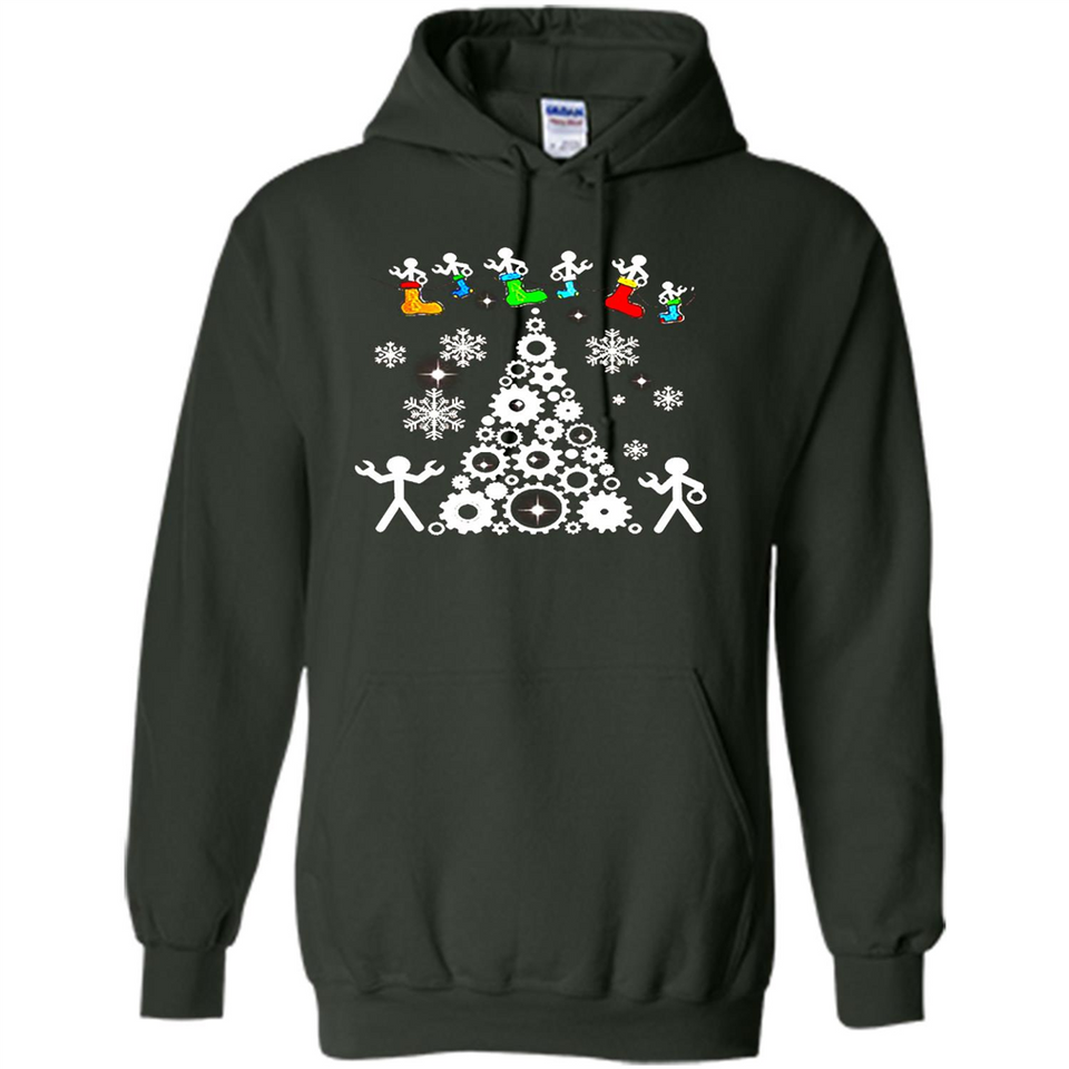 Funny Mechanics Ugly Christmas 2018 - Hoodie