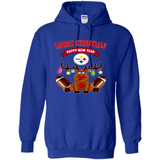 Pittsburgh Steelers NFL Reindeer Funny Merry Christmas And Happy New Year