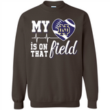 Notre Dame Fighting Irish Football My Heart is on that Field - Sweatshirt