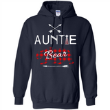 Aunt Shirt Buffalo Plaid Family Camp Bear Tee - Hoodie