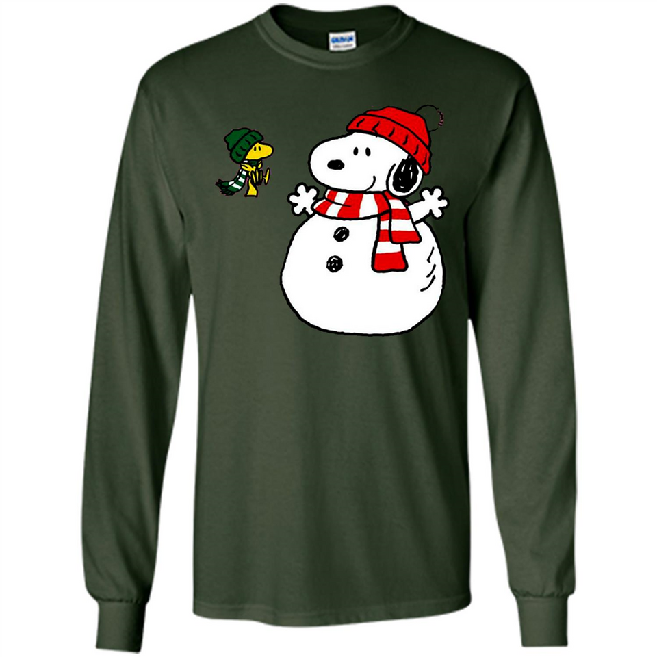 Snoopy Snowman Christmas