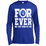 Minnesota Timberwolves Forever For ever not just when we win - Canvas Long Sleeve T-Shirt