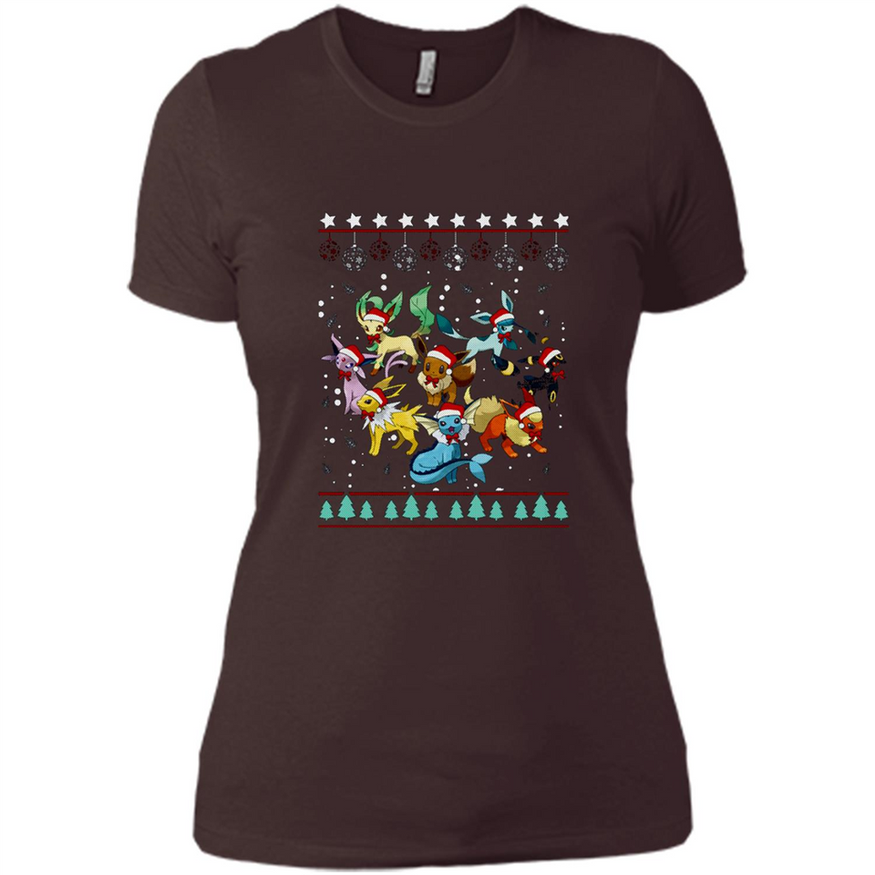 Pokemon Eeveelutions Ugly Christmas Sweater Perfect Christmas PINGPONG
