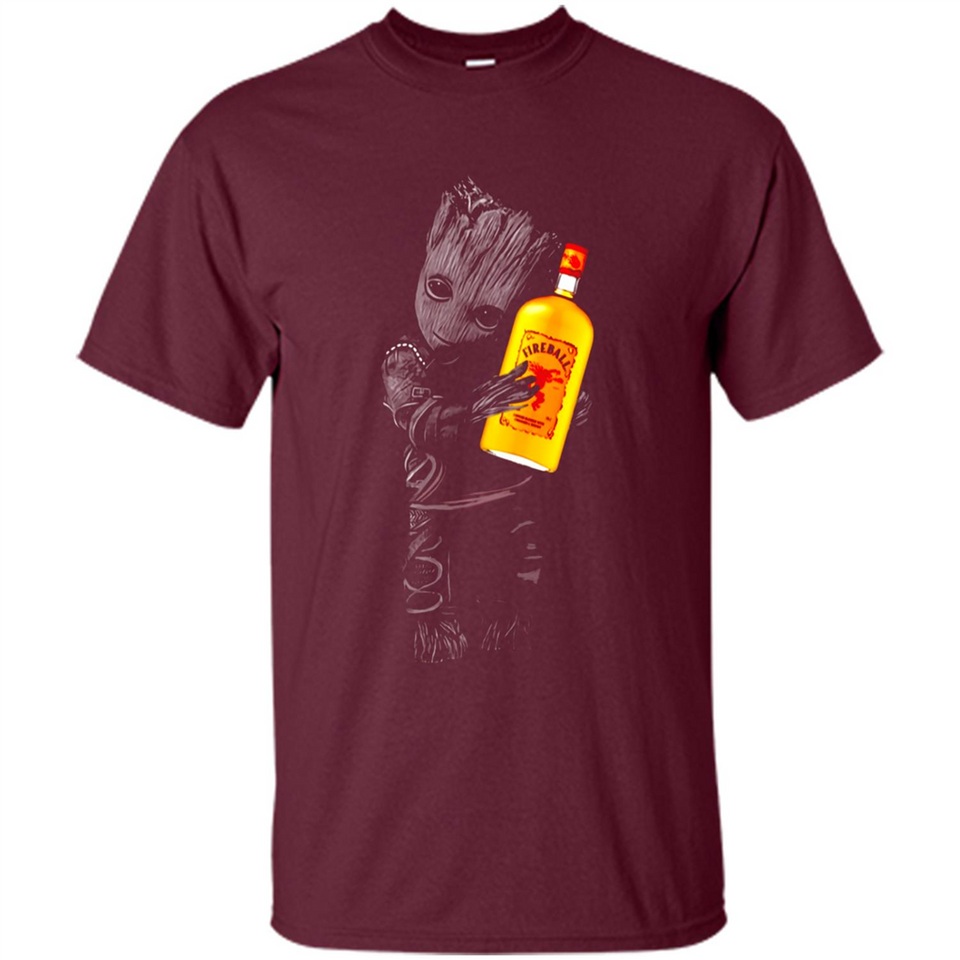 Groot hug Fireball Cinnamon Whisky PING PONG