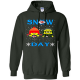 Snow Day Shirt For Kansas City Chiefs Vs Minion Fans Cotton pingpong