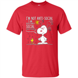 Snoopy I'm Not Anti-Social I Am Selectively Social
