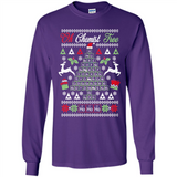 Chemist Tree Shirt Oh Chemistry Tree Ugly Christmas - Long Sleeve T-Shirt