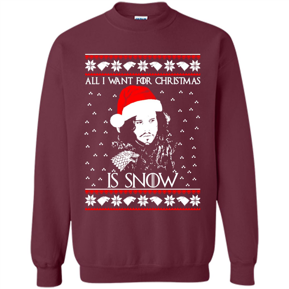 All I Want for Christmas is Snow ugly sweater PINGPONG