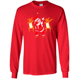 Dabbing Santa - Funny Santa Claus Christmas Dab - Long Sleeve T-Shirt