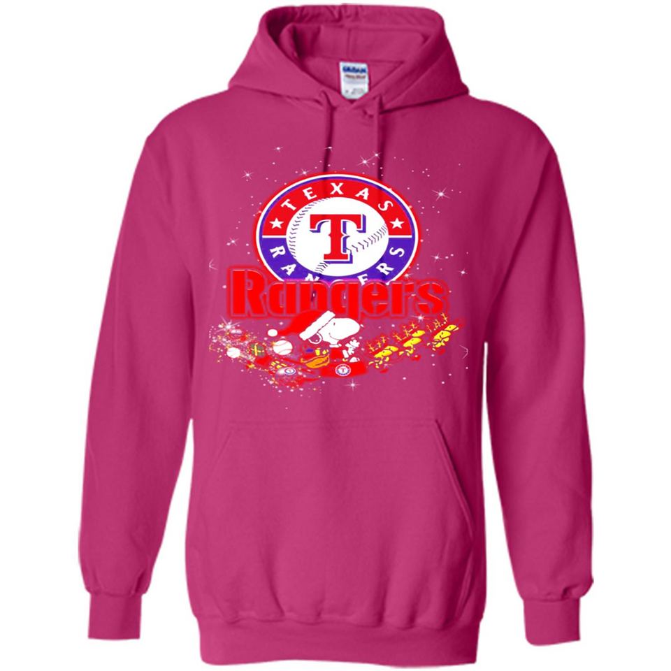 Snoopy Christmas Texas Rangers - Hoodie