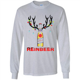 Miller High Life beer reinbeer Christmas - Long Sleeve T-Shirt
