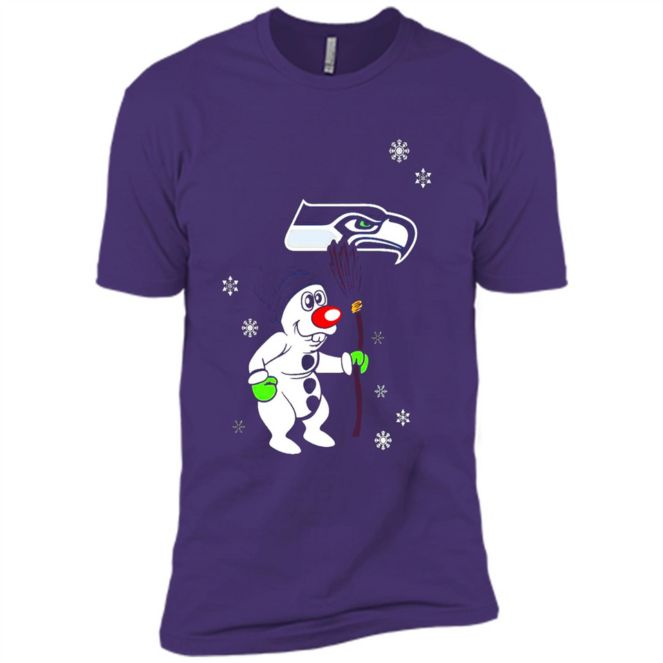 Seattle Seahawks Snowman