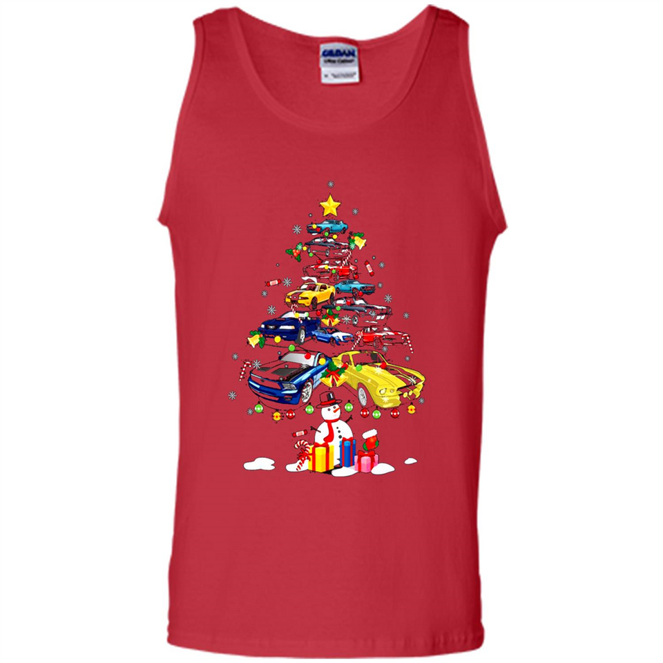 Mustang Tree Christmas Sweatshirt PINGPONG