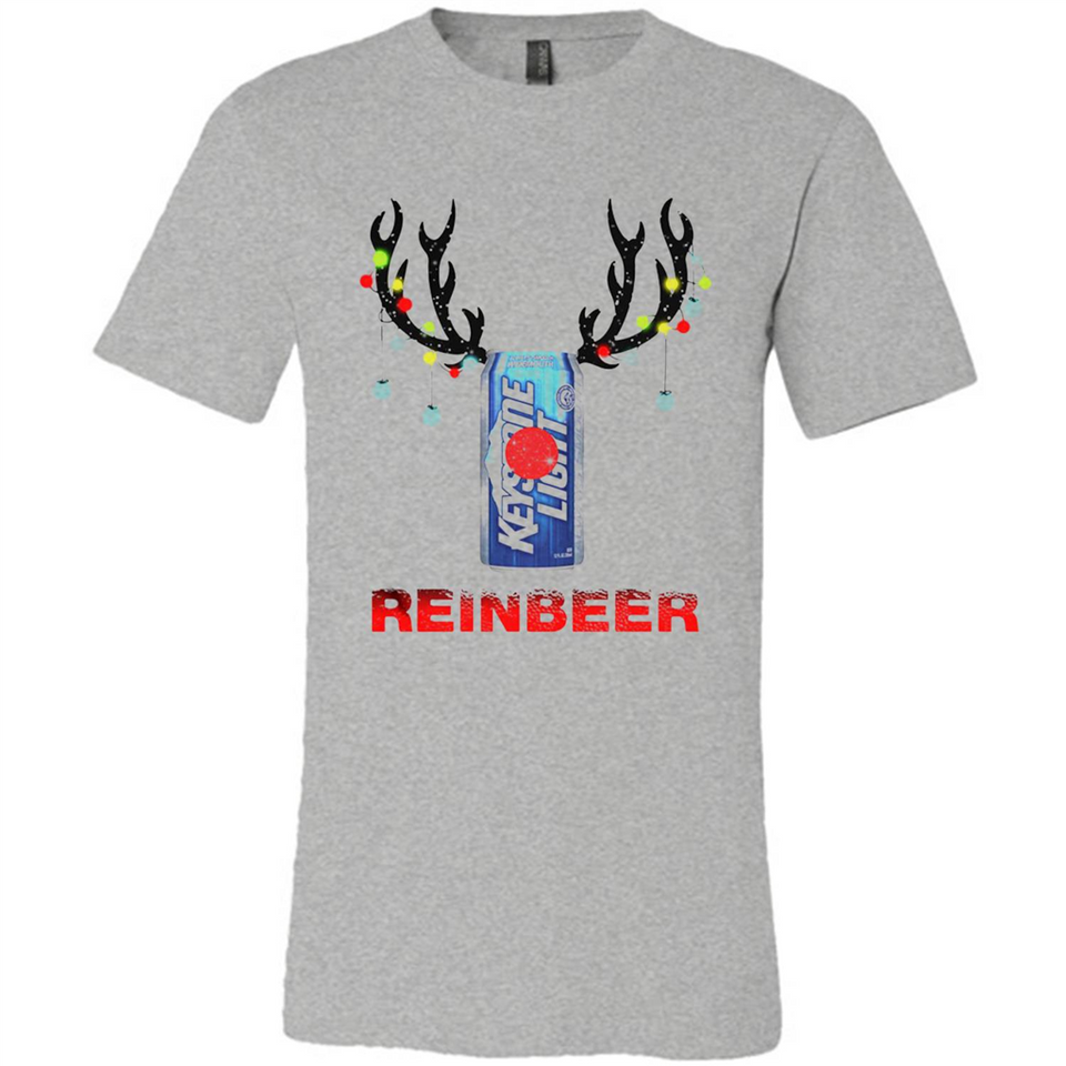 Keystone Light reinbeer Christmas - Canvas Unisex T-Shirt