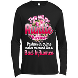 They Call Me Auntie Flower - Canvas Long Sleeve T-Shirt