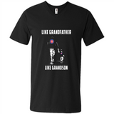 Chicago Cubs GrandFather Like GrandSon - Men's V-Neck