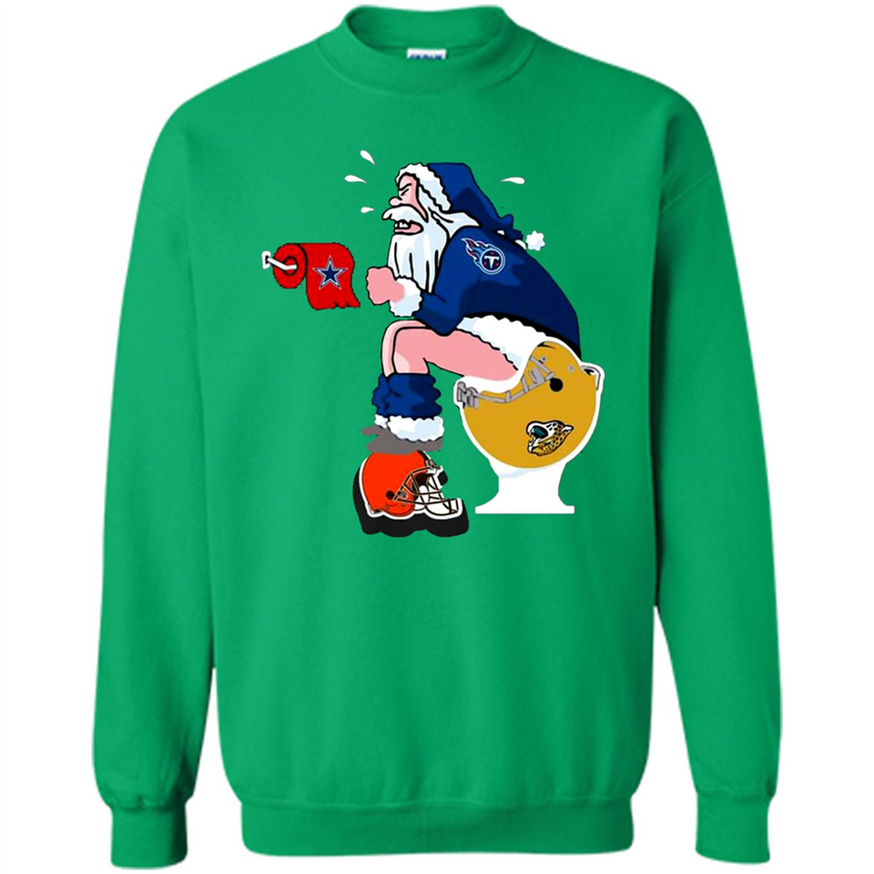 Tennessee Titans Santa Claus Toilet