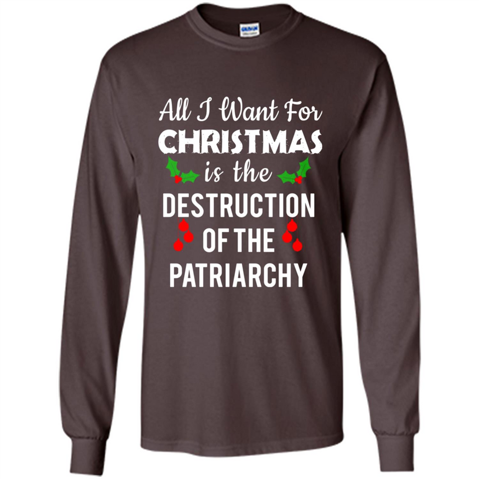 All I Want For Christmas Is The Destruction Of The Patriarchy sweater PINGPONG