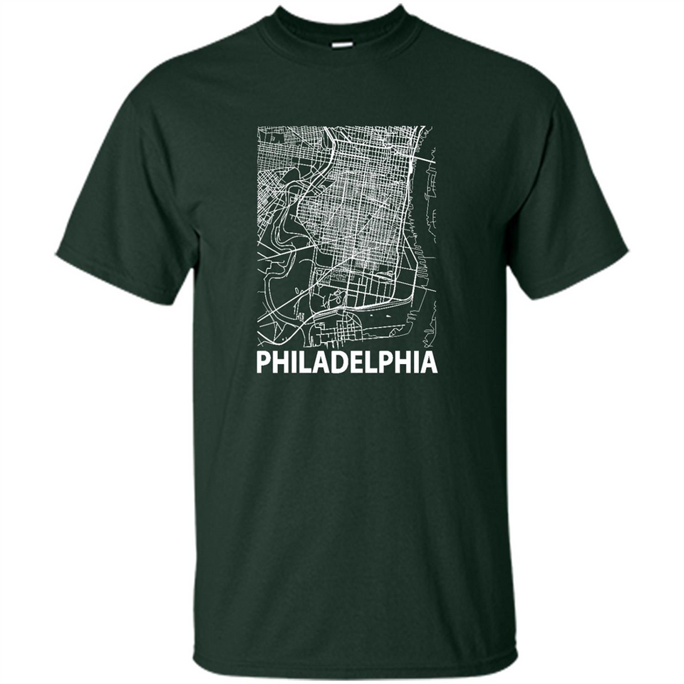 Philadelphia Pennsylvania City Map Souvenir