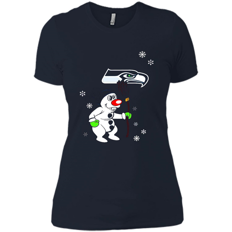 Seattle Seahawks Snowman