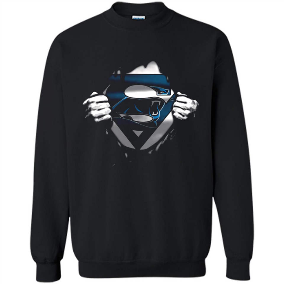 Carolina Panthers And Superman Fans - Sweatshirt