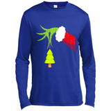 Funny Grinch Hand Holding Christmas Tree Ornament Christmas PING PONG