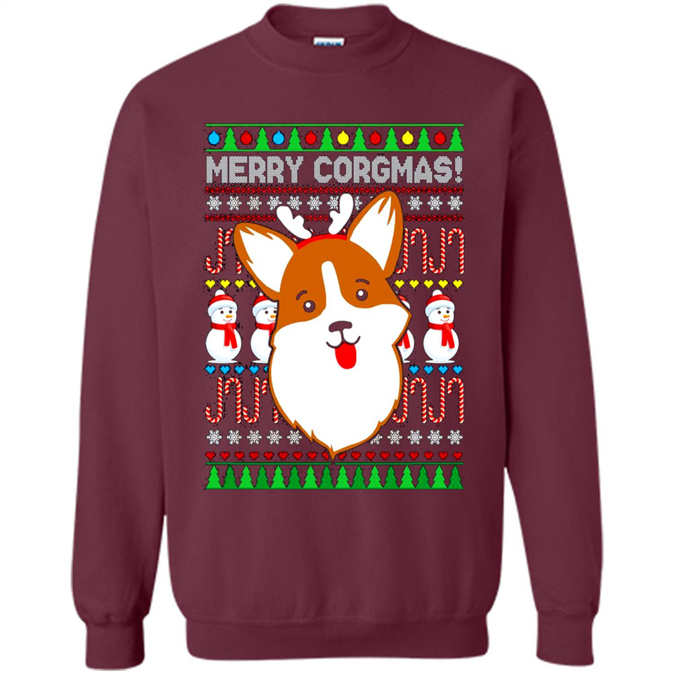 Merry Corgmas Christmas sweater PINGPONG