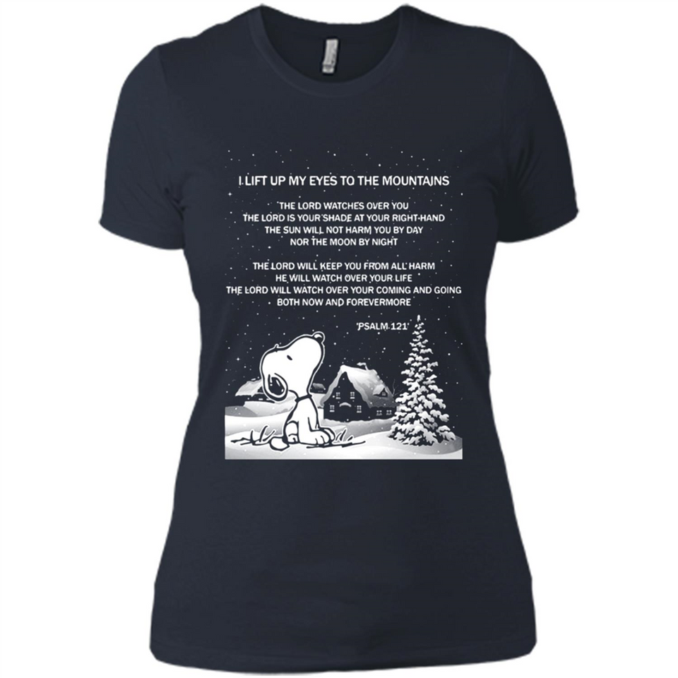 Snoopy Ugly Christmas - Ladies' Boyfriend T-Shirt
