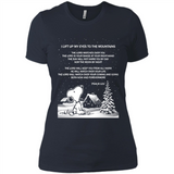 Snoopy Ugly Christmas - Ladies' Boyfriend T-Shirt