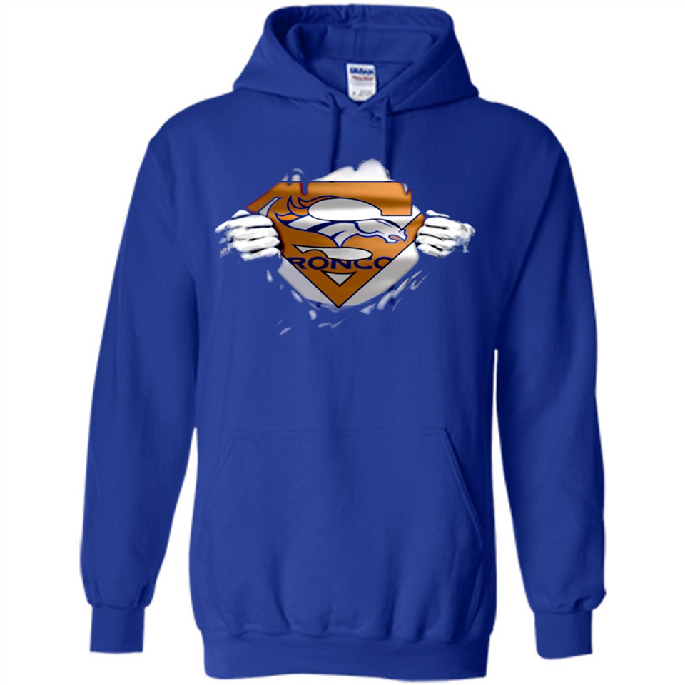 Denver Broncos And Superman Fans - Hoodie