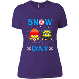 Snow Day Shirt For Boston Red Sox Vs Minion Fans pingpong