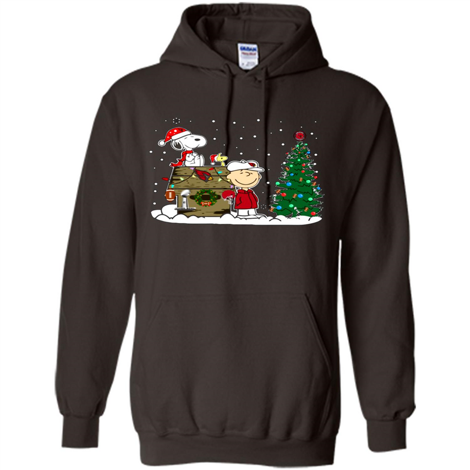 Arizona Cardinals Snoopy The Peanuts Movie Christmas Football Super Bowl pingpong - Hoodie
