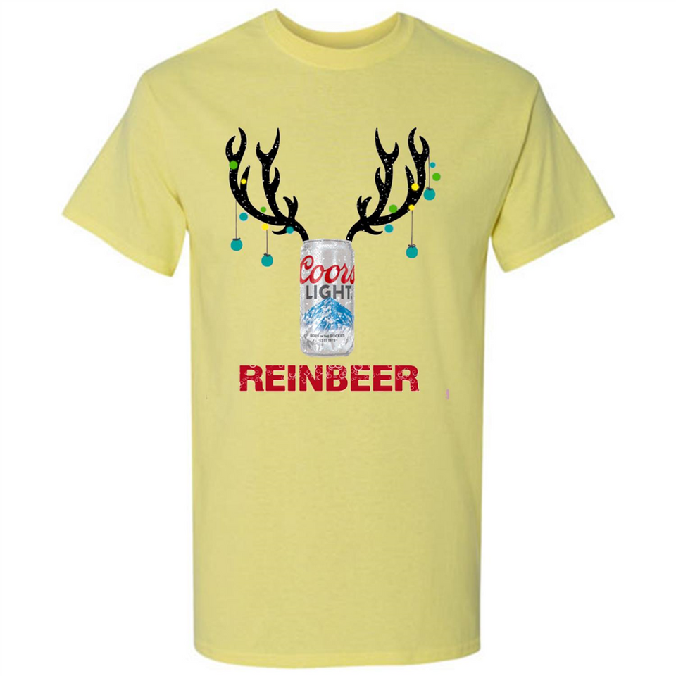 Coors Light Reinbeer Funny Beer Reindeer Christmas Sweatshirt - Shirt