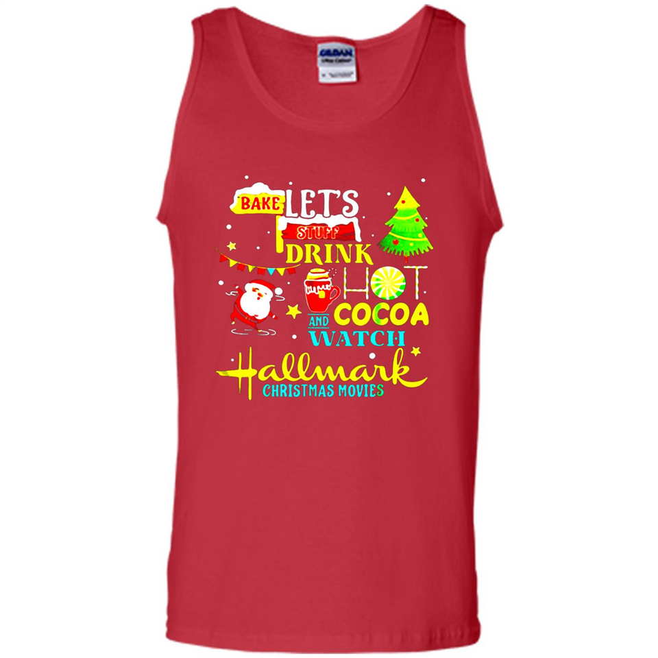 Santa claus i just want to bake stuff and waych christmas movi PINGPONG - Tank Top