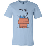 Snoopy Word - Canvas Unisex T-Shirt